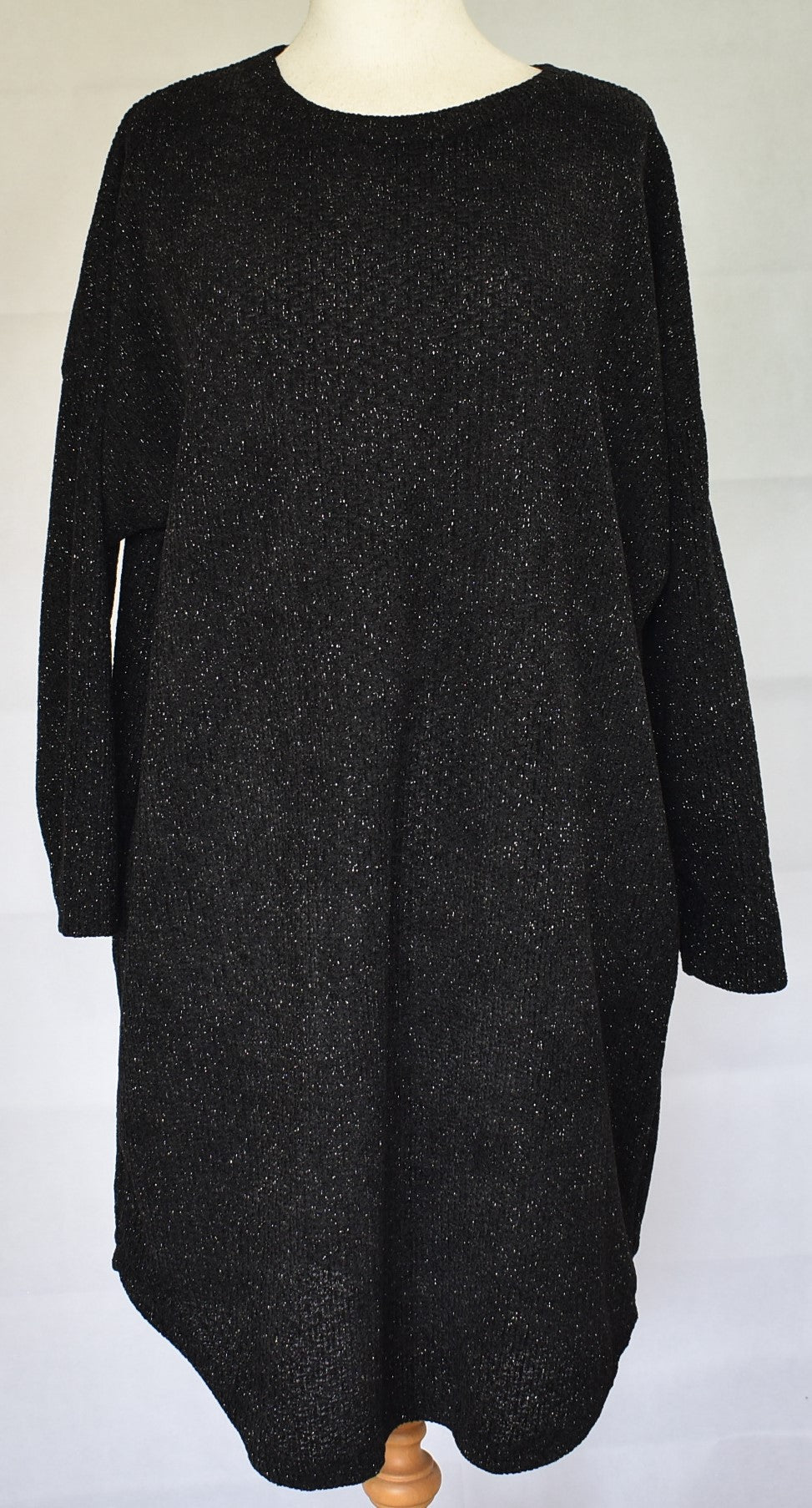 Goose Island Lana Wool Lurex Knitted Dress One Size 14-20