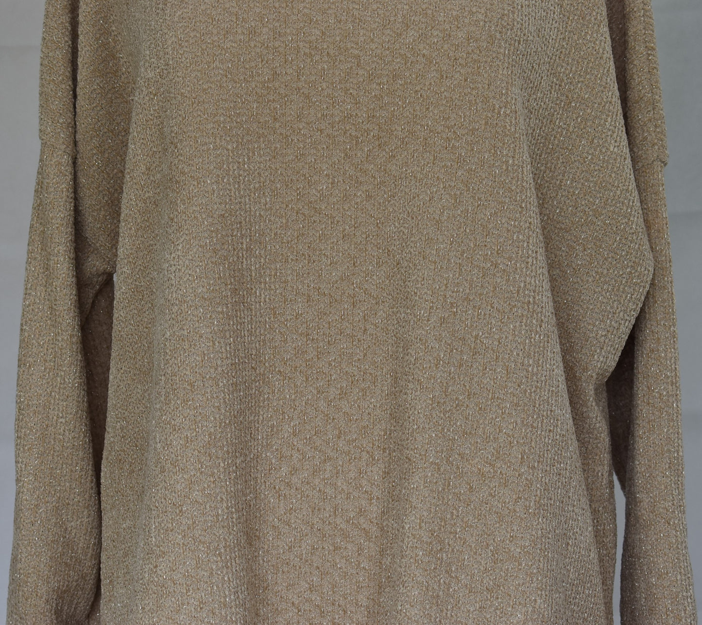 Goose Island Lana Wool Lurex Knitted Jumper One Size 14-20
