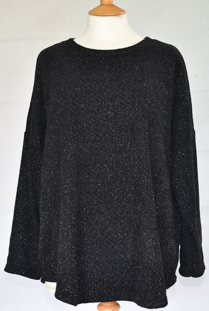 Goose Island Lana Wool Lurex Knitted Jumper One Size 14-20