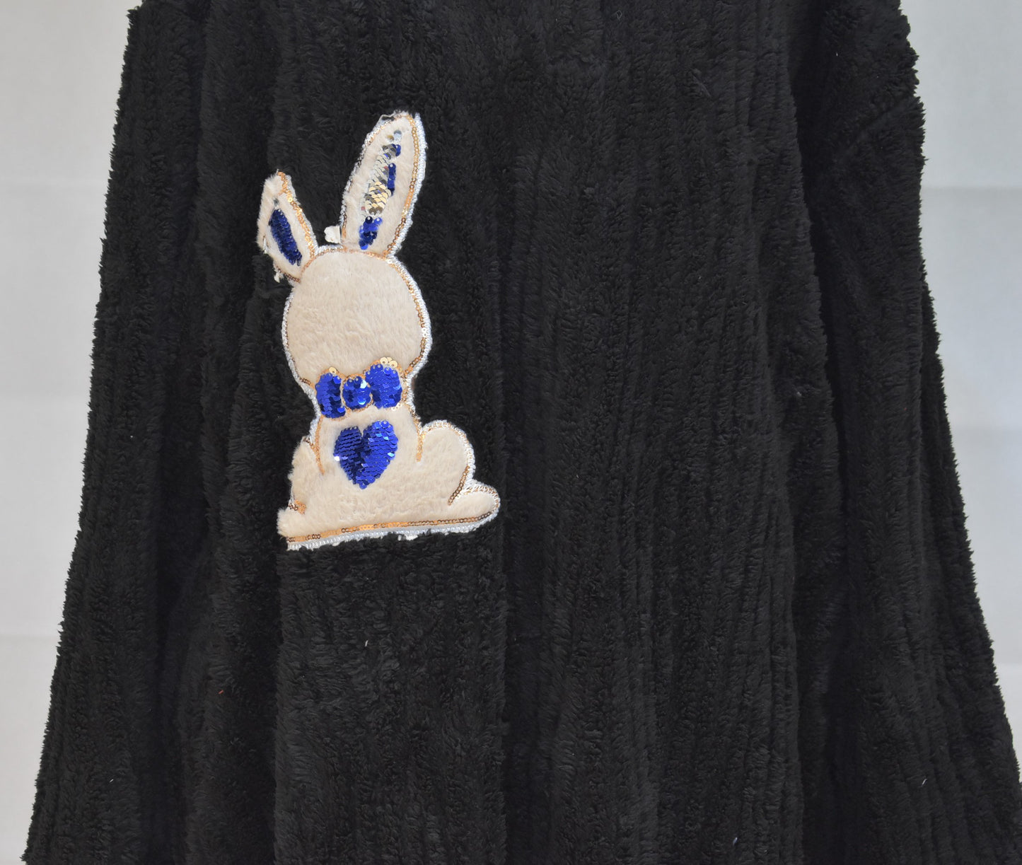 Love My Fashions Sequin Bunny Longline Fleece Loungewear One Size 14-24
