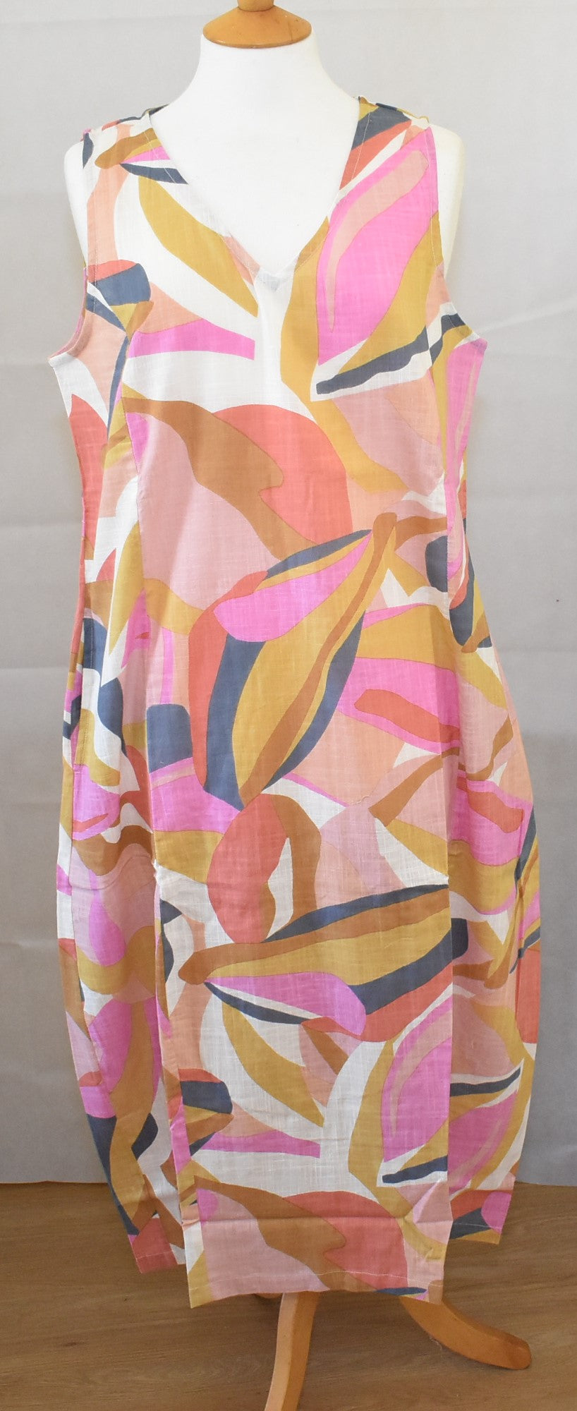 Nomads Cotton Bubble Sleeveless Midi Dress