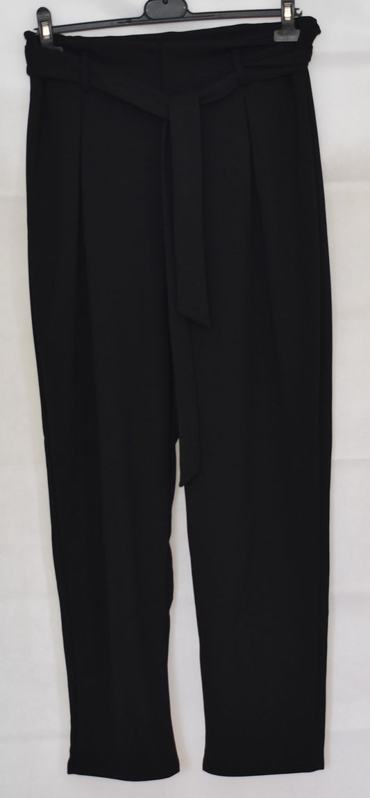 Femi Paperbag Trouser Black Size 16/18