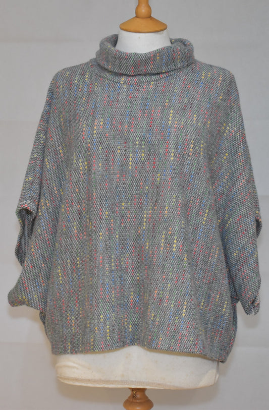 Goose Island Cowl Poncho Top One Size 14-20