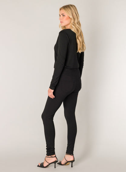 Base Level "Ornika" Treggings in Black
