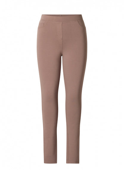 Base Level "Ornika" Treggings in Dark Taupe