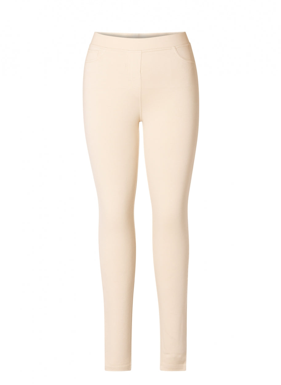 Base Level "Ornika" Treggings in Light Beige
