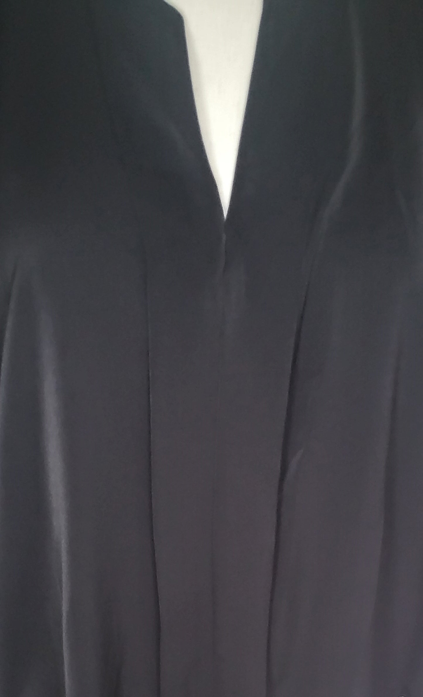 Made In Italy Plain Front Placket Elastic Cuffs Top One Size 14-22