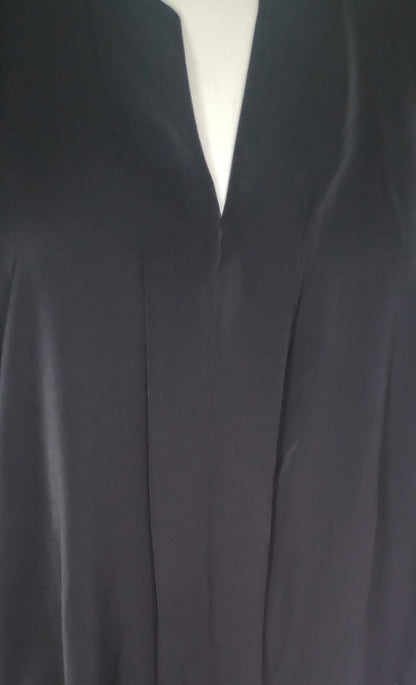 Made In Italy Plain Front Placket Elastic Cuffs Top One Size 14-22