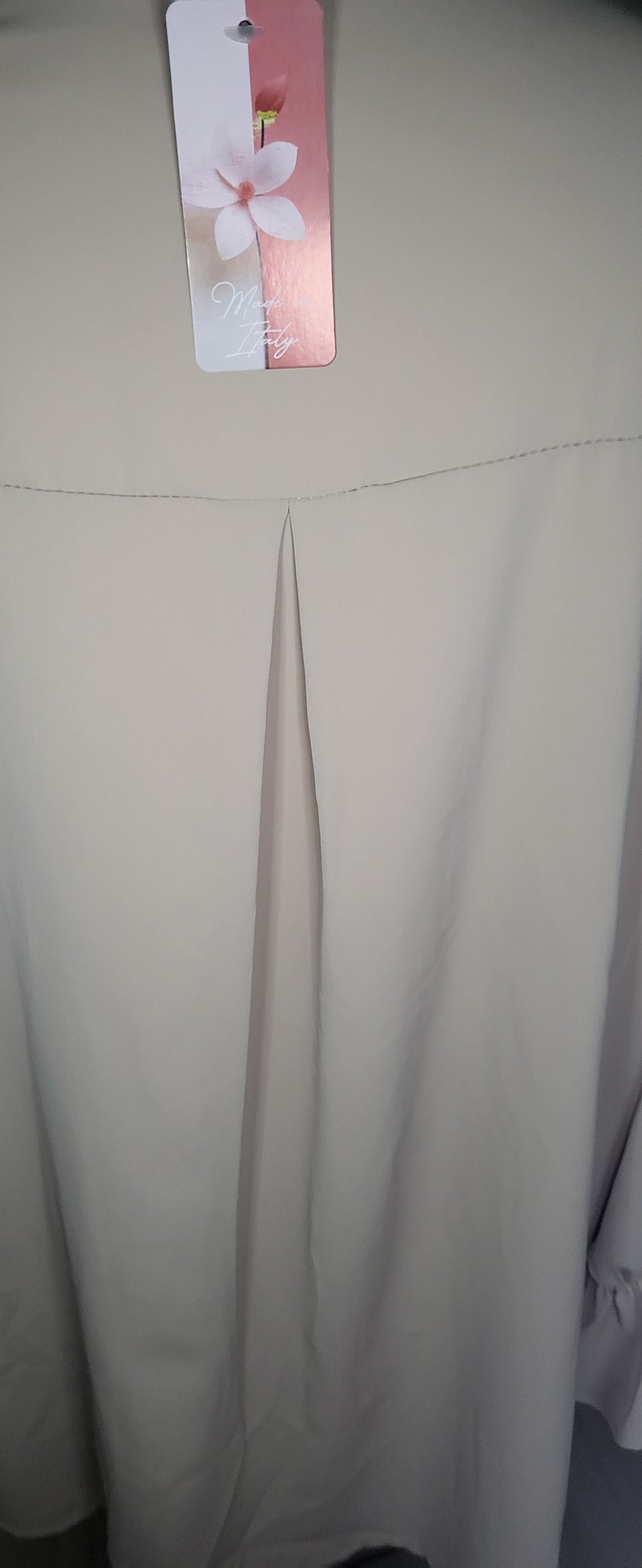 Made In Italy Plain Front Ruffle Detailing Top One Size 14-22