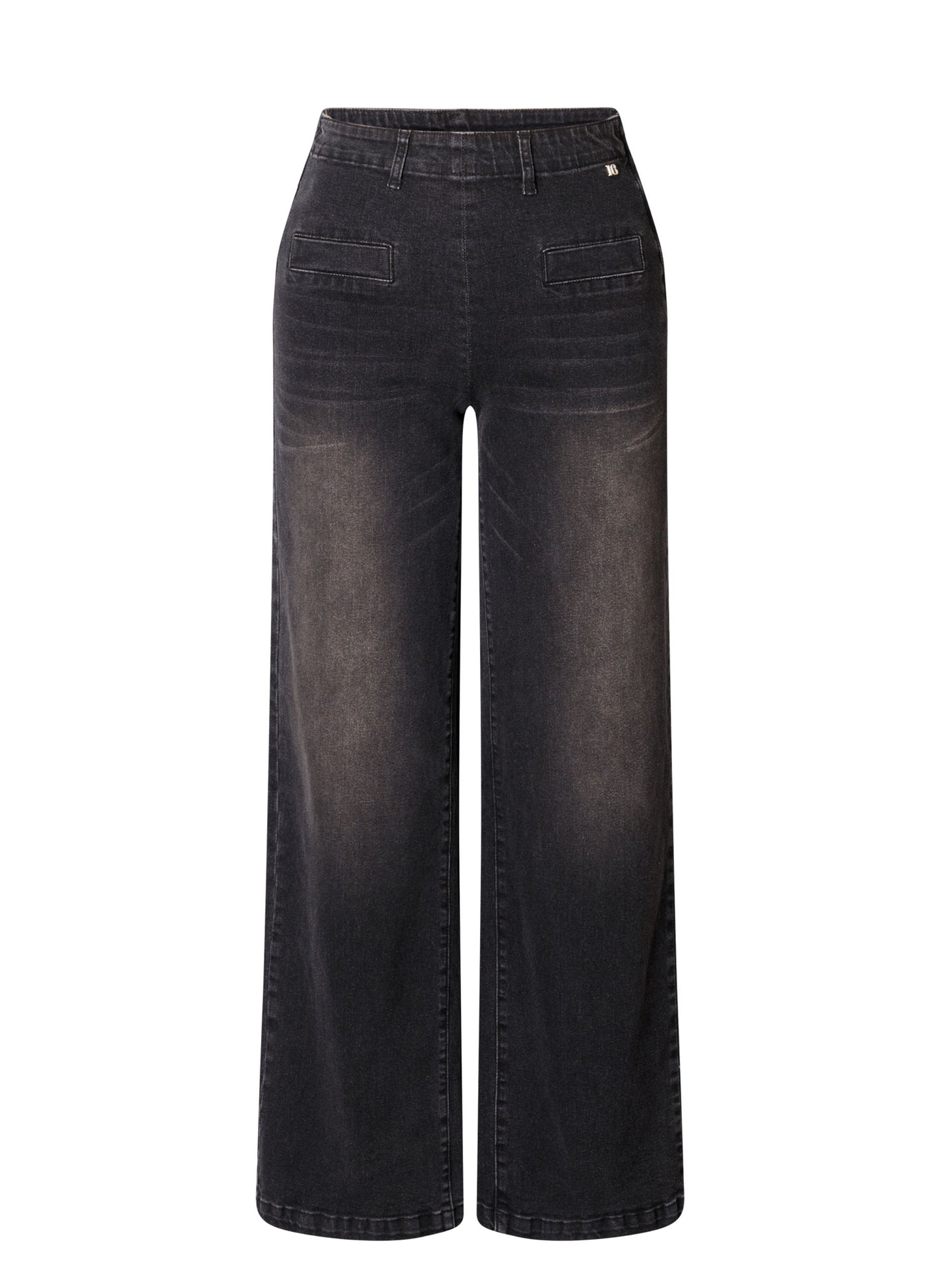 Ivy Beau "Sera" Denim Black Wide Leg Jeans in Various Sizes