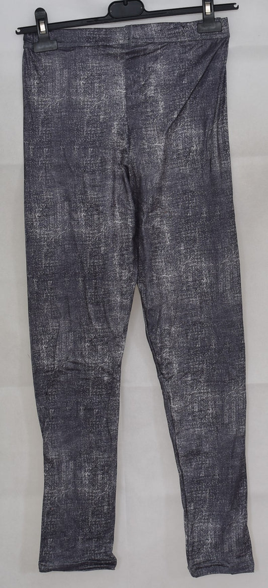 Di Lusso Collection Ladies Super Soft Leggings Charcoal Size Small (8/10)